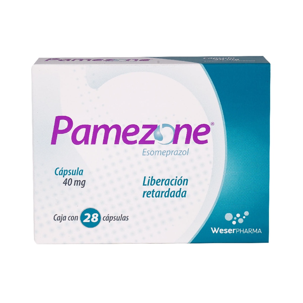 PAMEZONE LR 40MG CAPSULAS CON 28