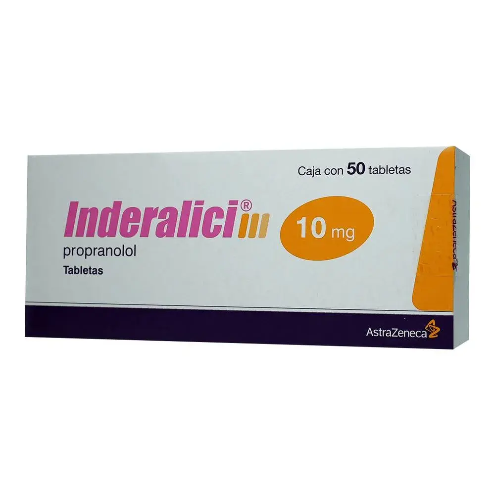 INDERALICI 10MG TABLETAS CON 50