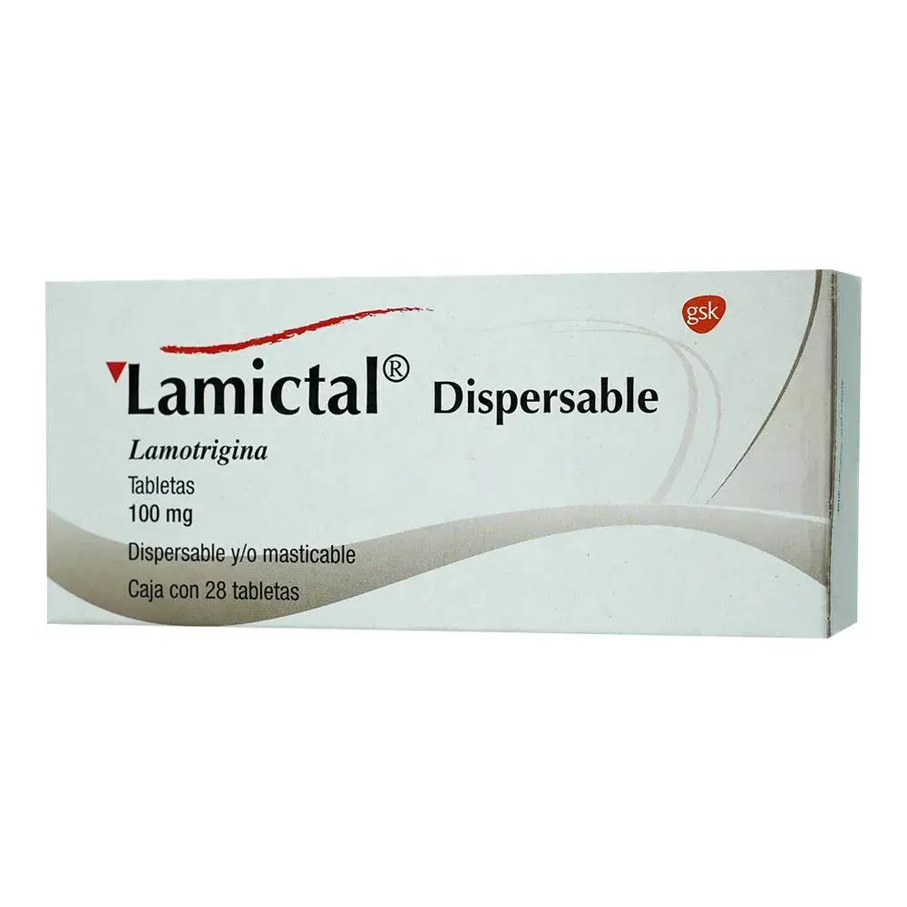 LAMICTAL DISPER 100MG TABLETAS CON 28