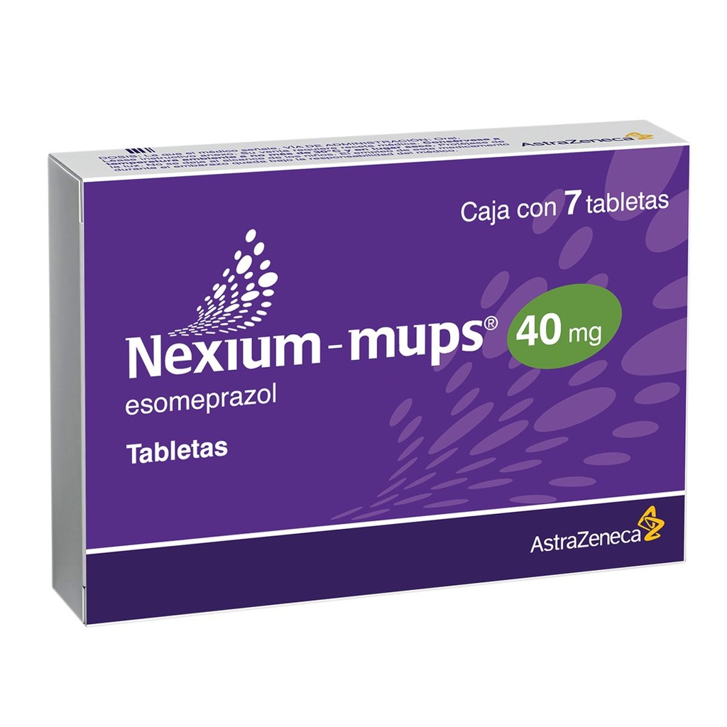NEXIUM-MUPS 40MG TABLETAS CON 7