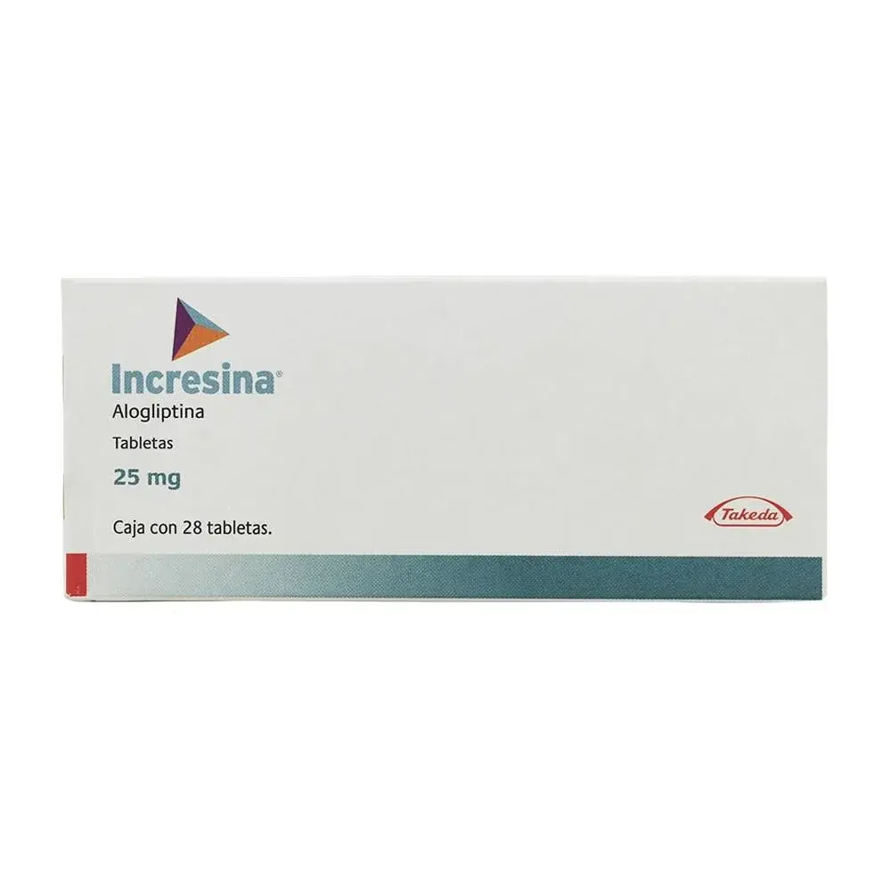 INCRESINA 25MG TABLETAS CON 28
