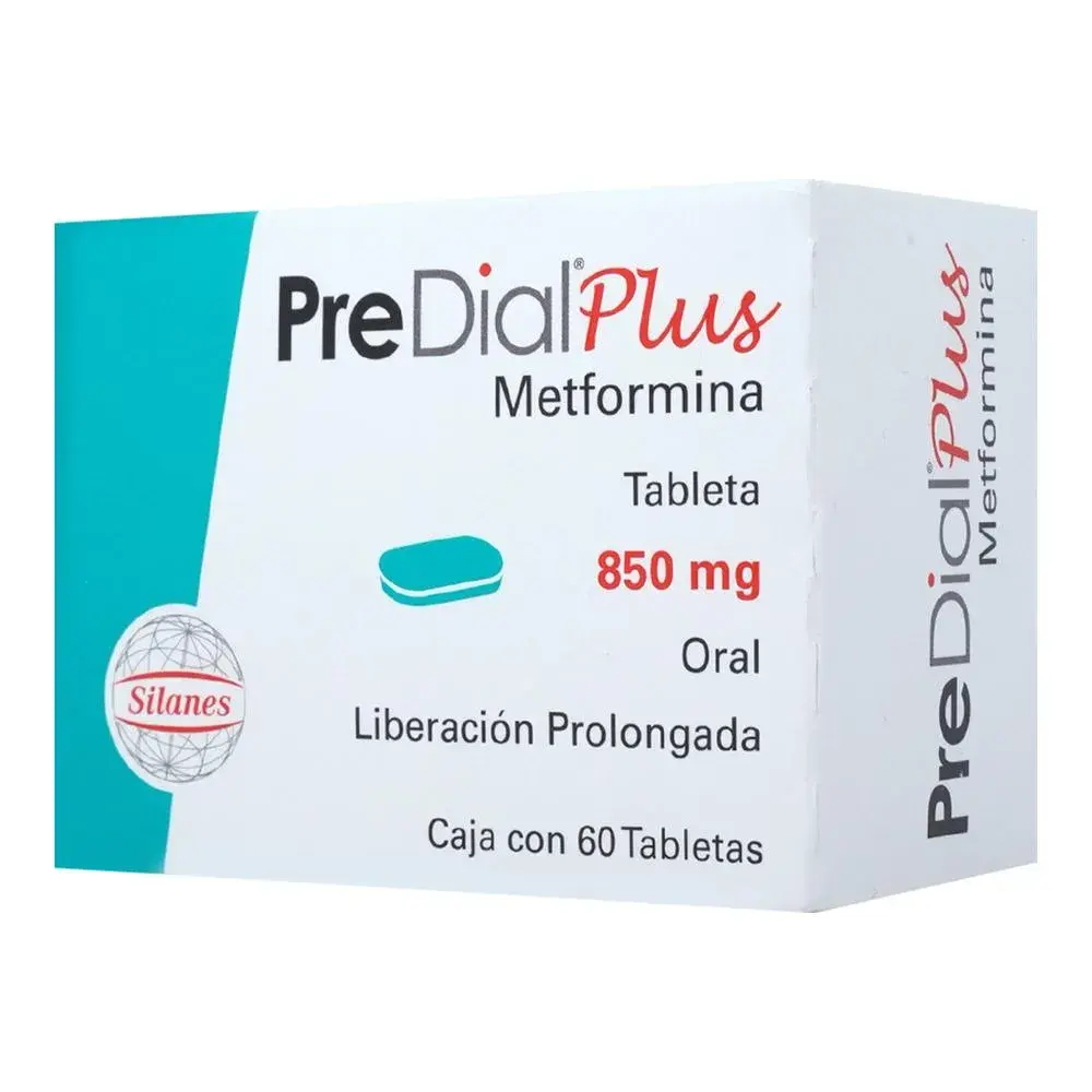 PREDIAL PLUS 850MG TABLETAS CON 60