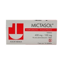 MICTASOL 400/100MG COMPRIMIDOS C/16
