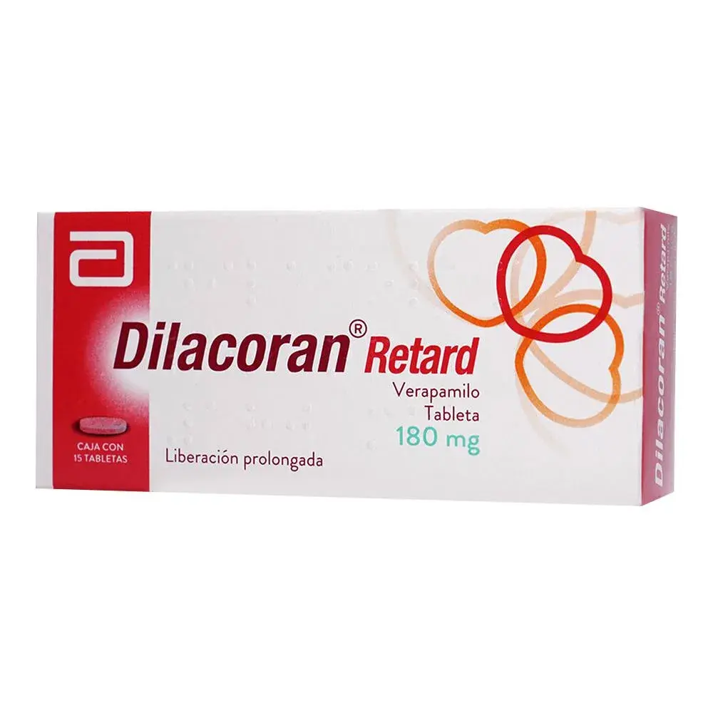 DILACORAN RETARD 180MG TABLETAS LP CON 15