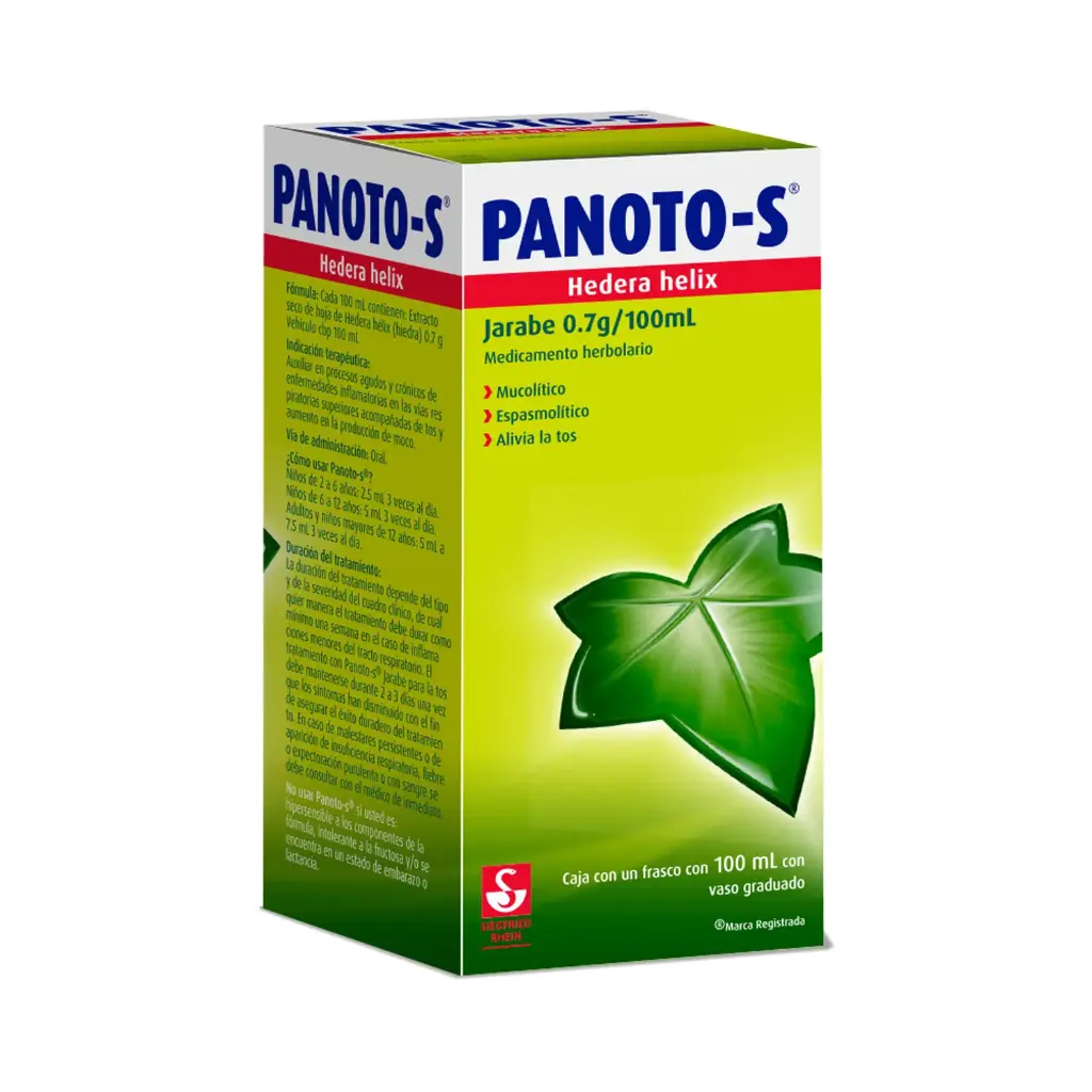 PANOTO-S 100 ML - FRASCO CON JARABE (HEDERA HELIX)