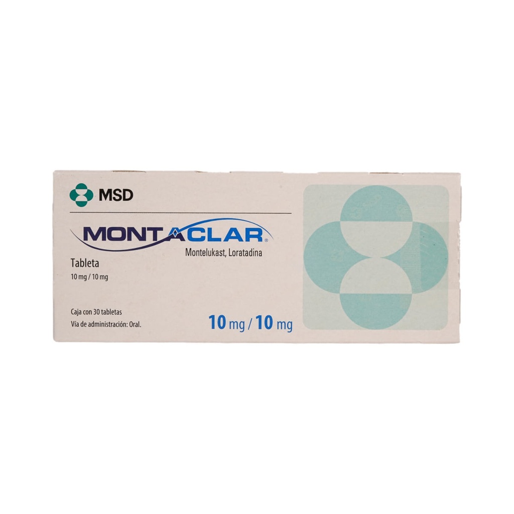 MONTACLAR 10/10MG TABLETAS CON 30