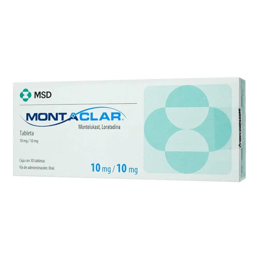 MONTACLAR 10/10MG TABLETAS CON 30