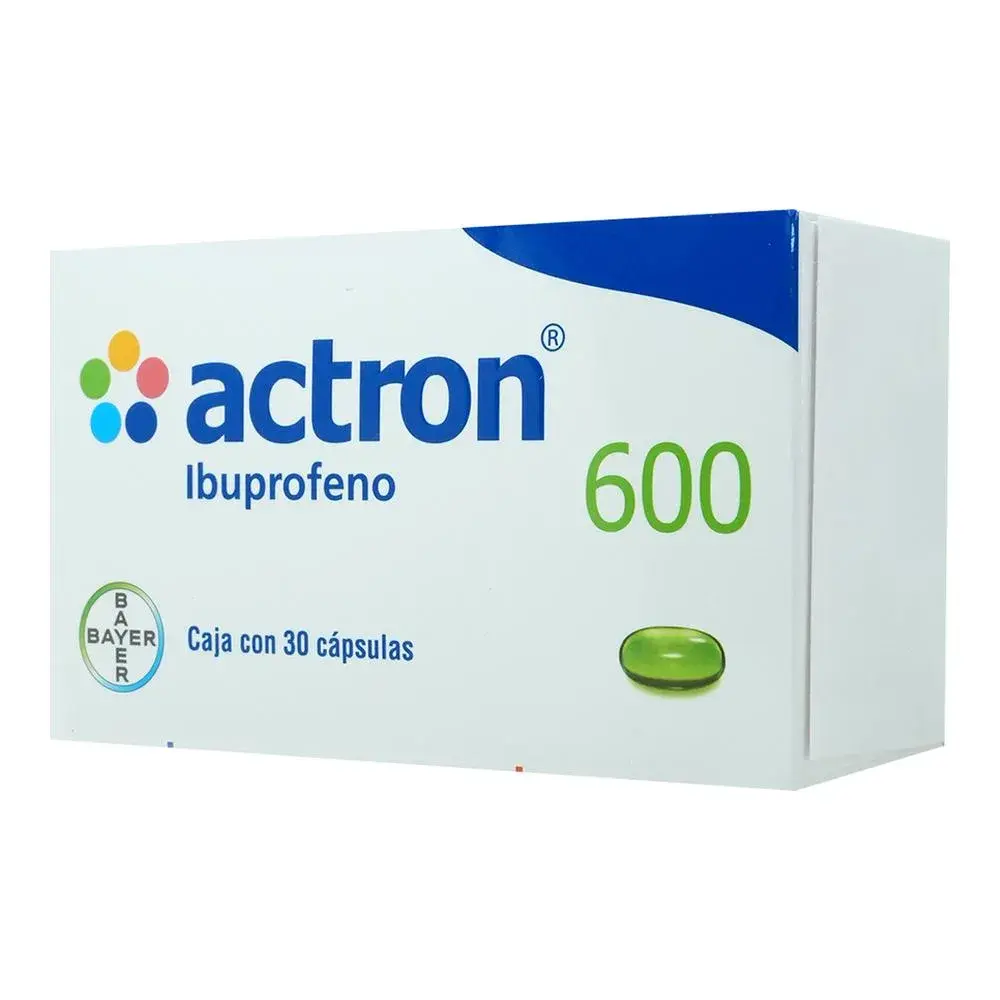 ACTRON 600MG CAPSULAS CON 30