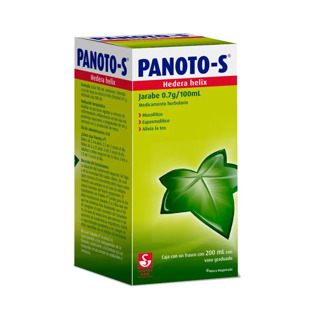 PANOTO-S 200 ML - FRASCO CON JARABE (HEDERA HELIX)