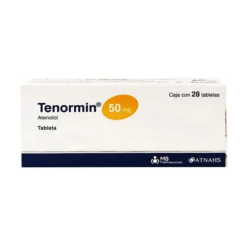 TENORMIN 50MG TABLETAS CON 28