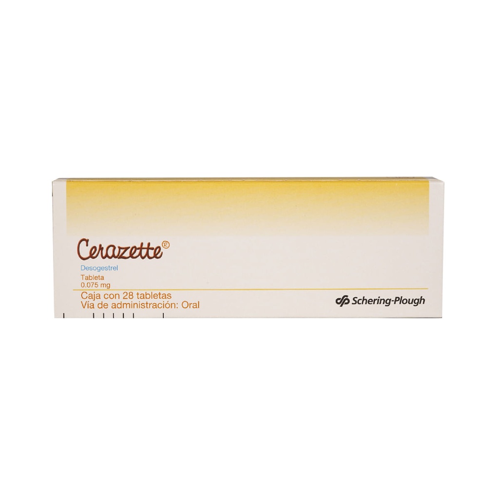 CERAZETTE 0.075MG TABLETAS CON 28