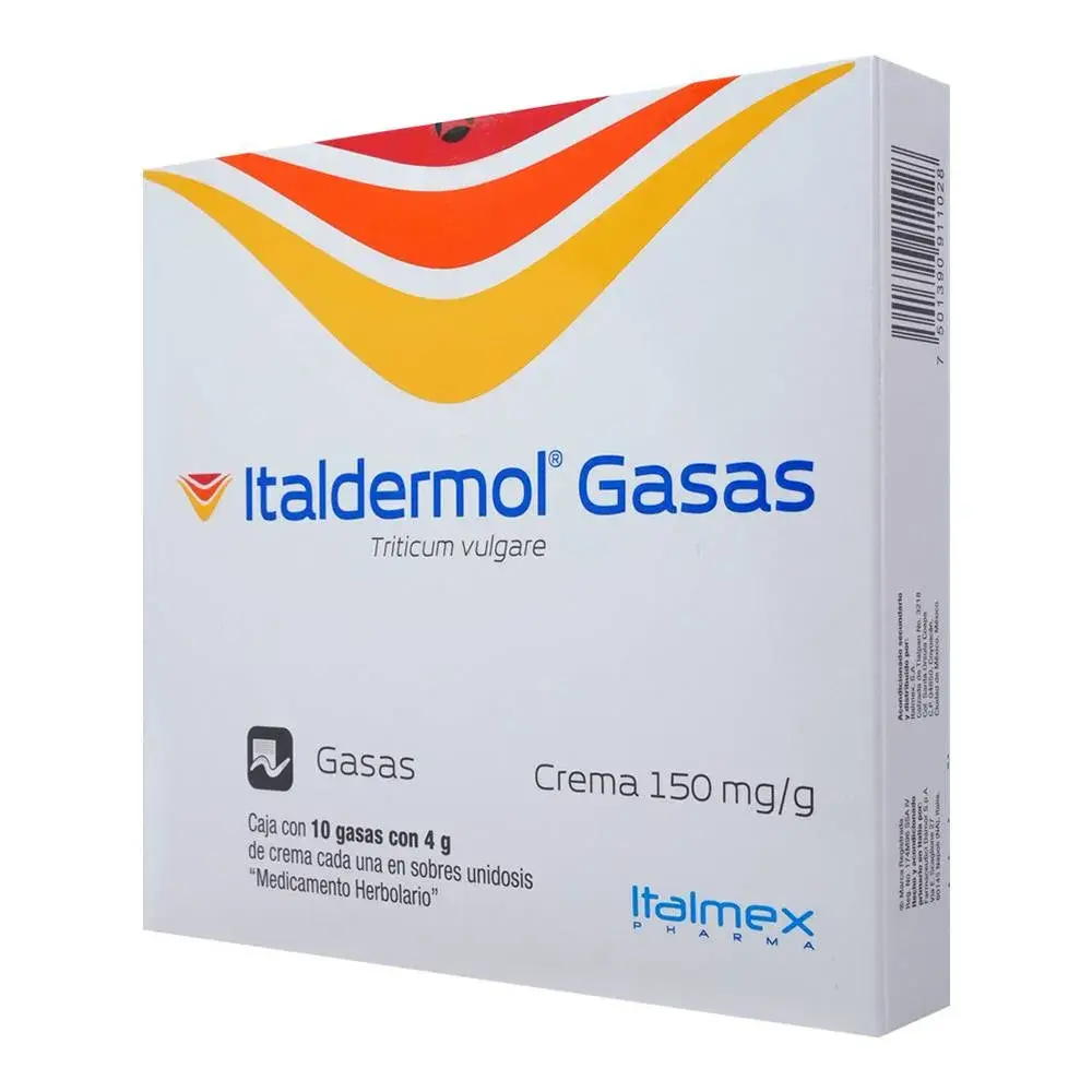 ITALDERMOL 40G GASAS CON 10