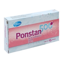PONSTAN 500MG TABLETAS C/15