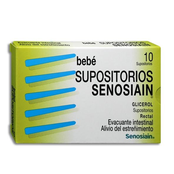 SUPOSITORIOS SENOSIAIN BEBE CON 10
