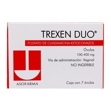 TREXEN DUO 100/400MG OVULOS C/7