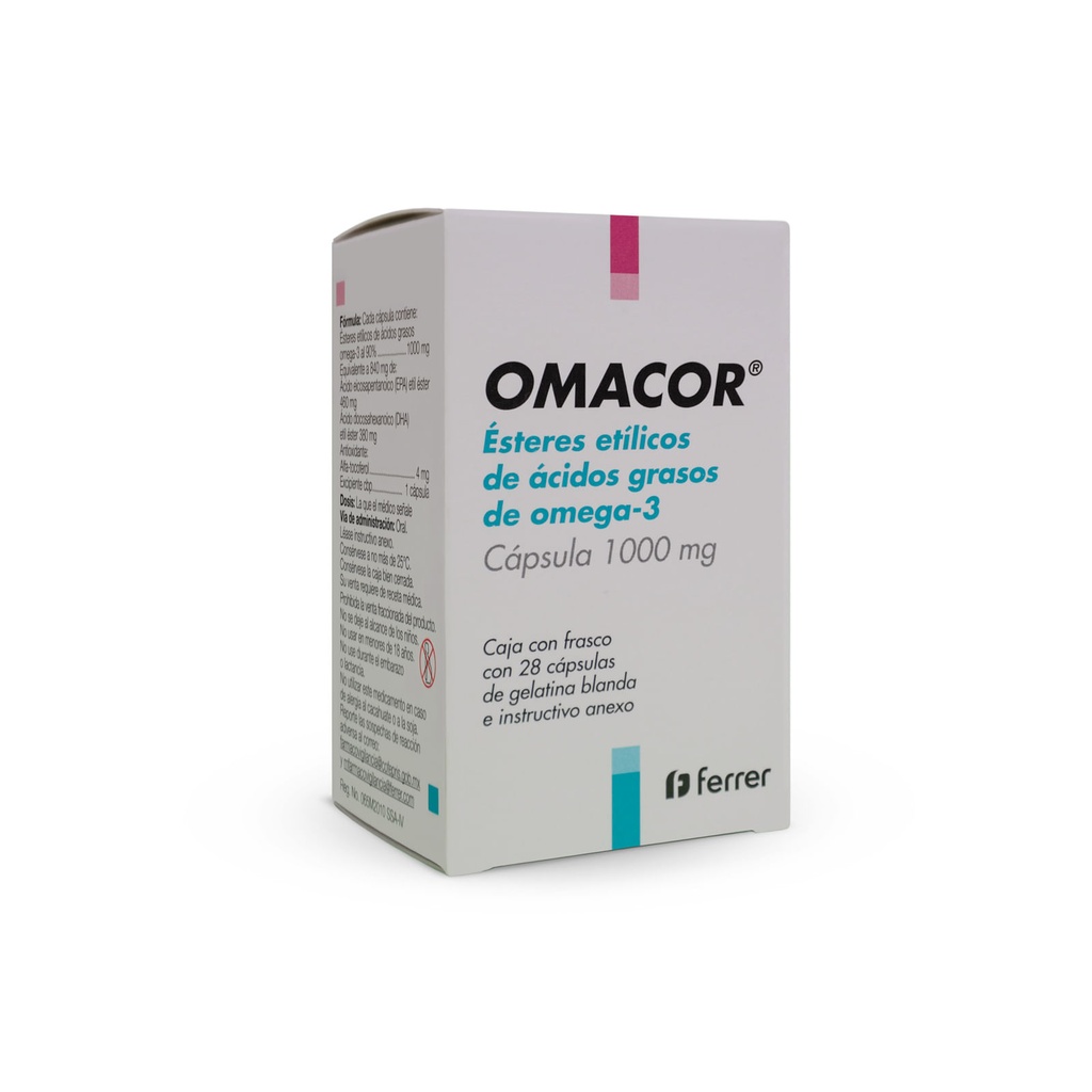 OMACOR 1000MG CAPSULAS CON 28