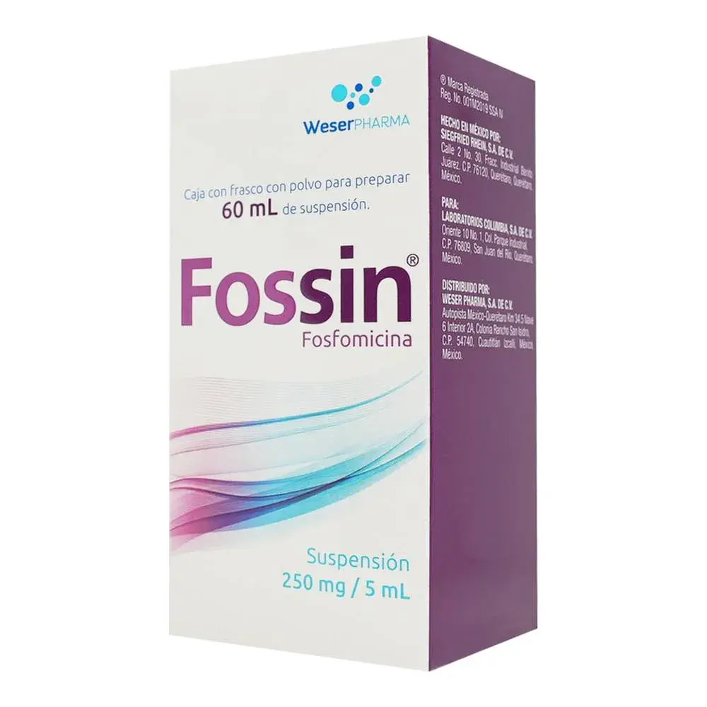 FOSSIN 250MG/5ML SUSPENSION 60ML