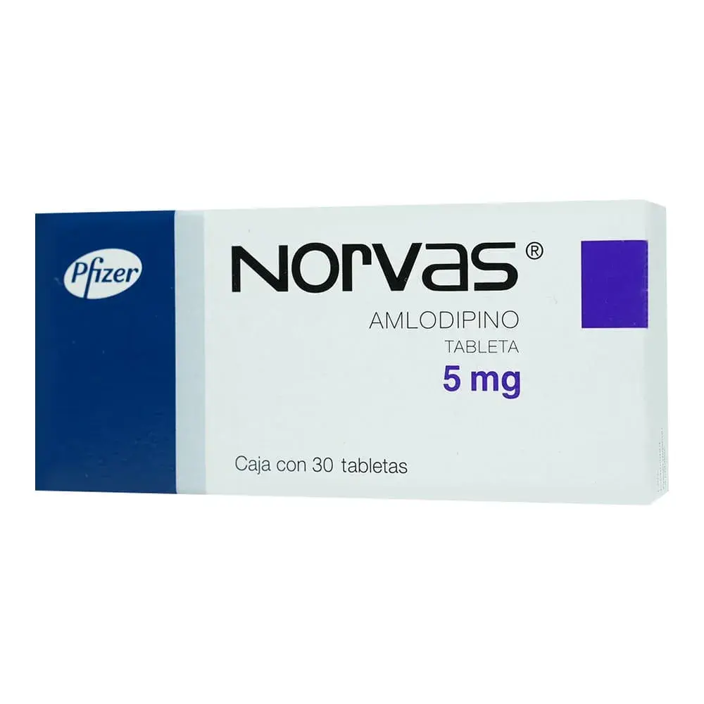 NORVAS 5MG TABLETAS CON 30