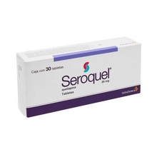SEROQUEL 25MG TABLETAS C/30