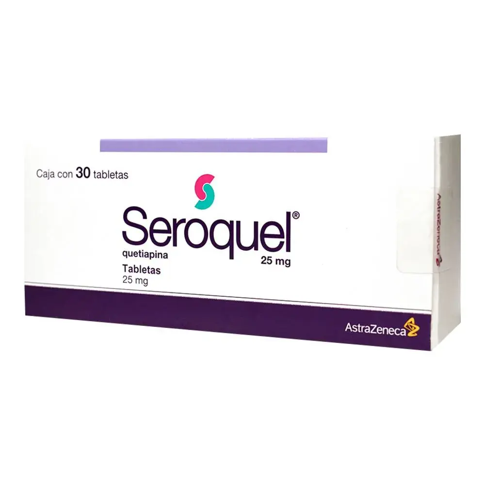 SEROQUEL 25MG TABLETAS CON 30