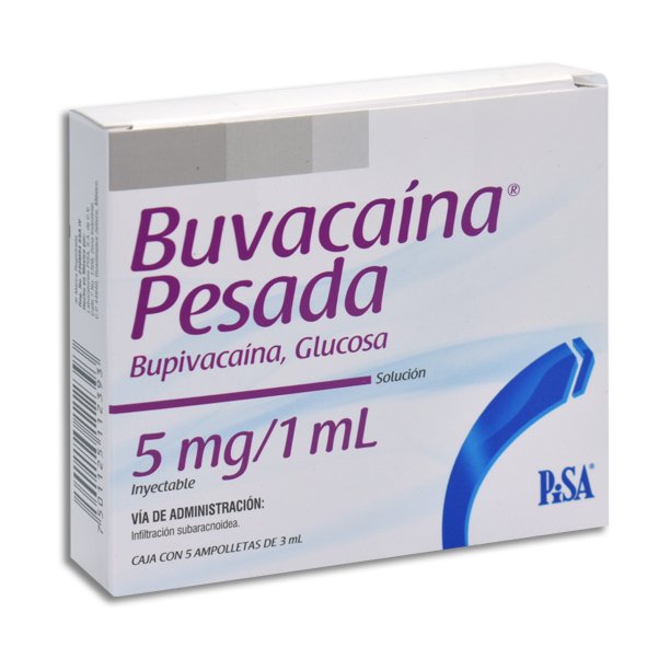 BUVACAINA PESADA 15MG/3ML AMPULA C/5
