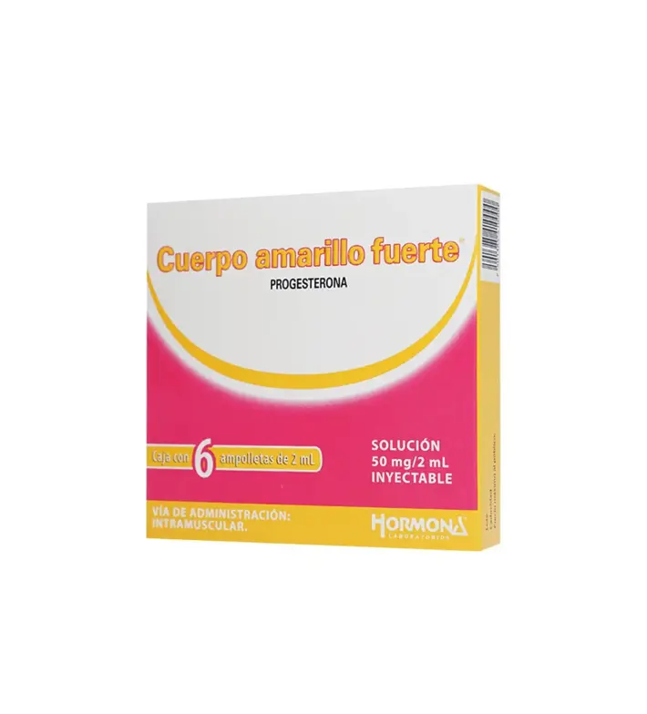 CUERPO AMARILLO FUERTE 50MG/2ML AMPULA CON 6