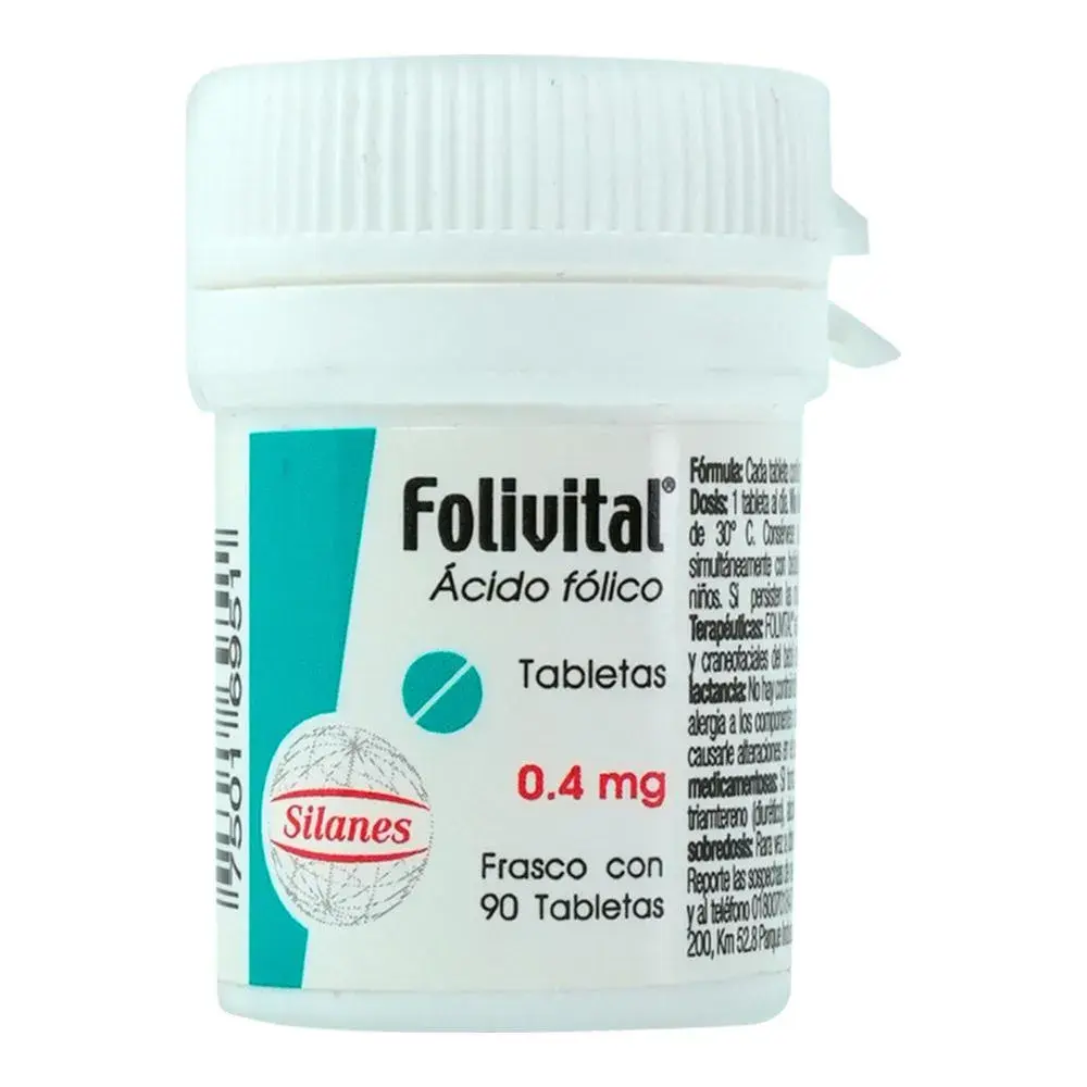 FOLIVITAL 0.4MG TABLETAS CON 90