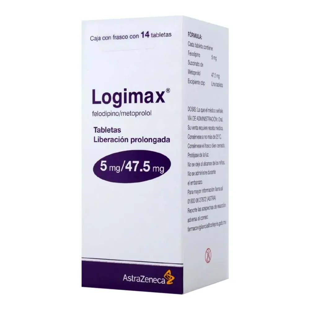 LOGIMAX 5/47.5MG TABLETAS CON 14