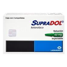 SUPRADOL 60MG/2ML INYECTABLE C/3