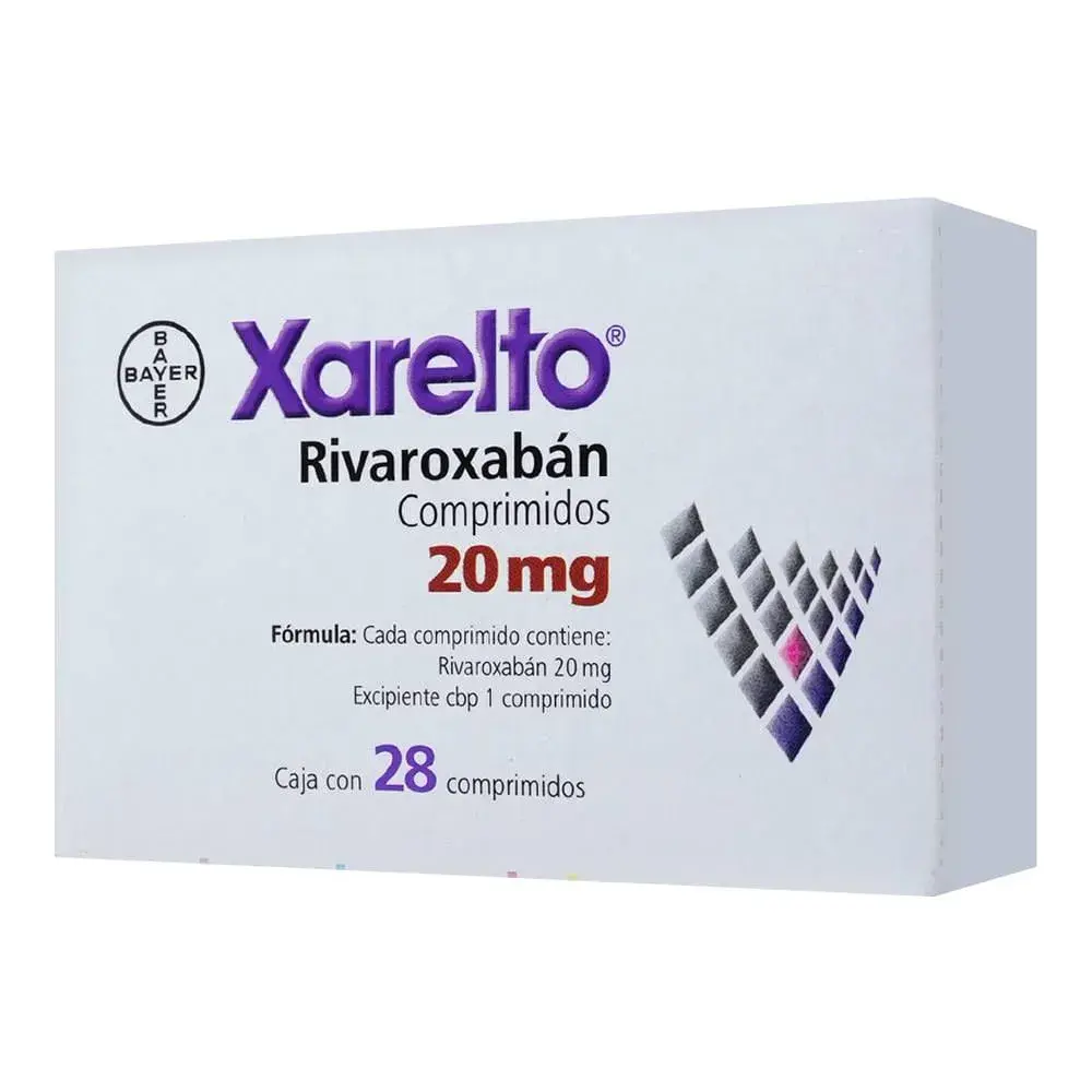XARELTO 20MG COMPRIMIDOS CON 28