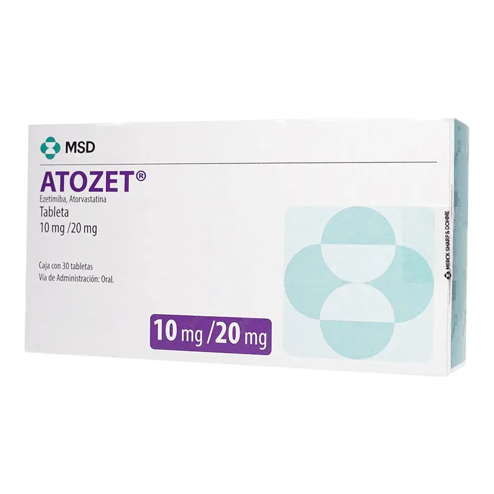 ATOZET 10/20MG TABLETAS CON 30