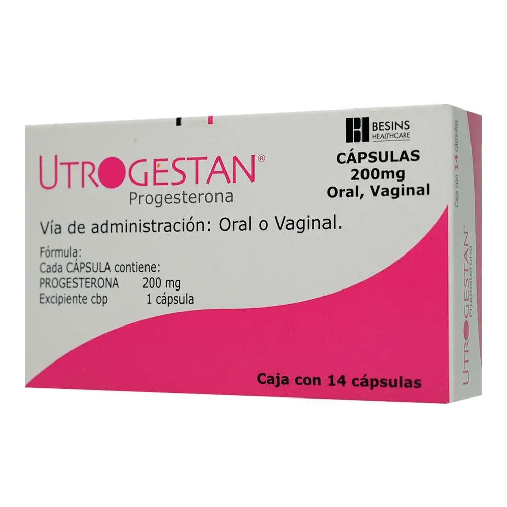UTROGESTAN 200MG PERLAS CON 14