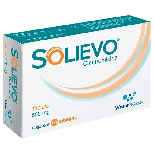 SOLIEVO 500MG TABLETAS CON 10