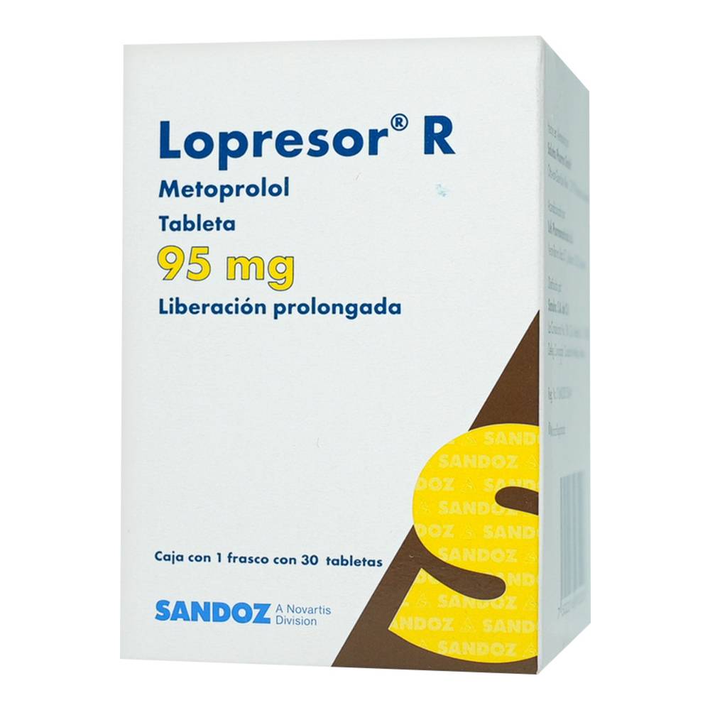 LOPRESOR R 95MG TABLETAS C/30