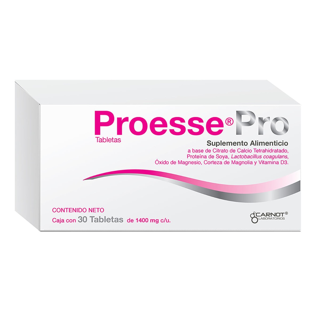 PROESSE PRO SUPLEMENTO ALIMENTICIO TABLETAS CON 30