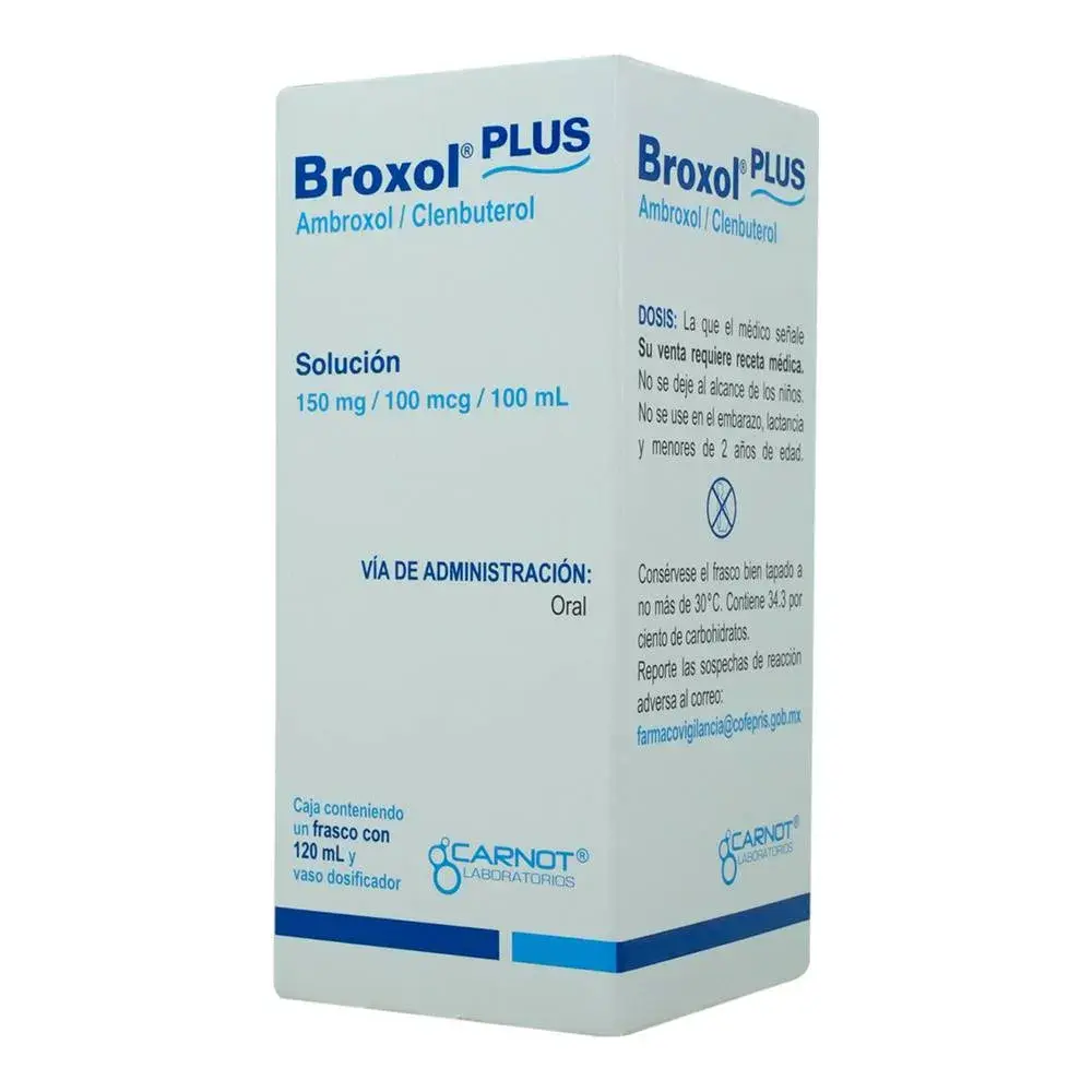 BROXOL PLUS 150/100MG SOLUCION 120ML