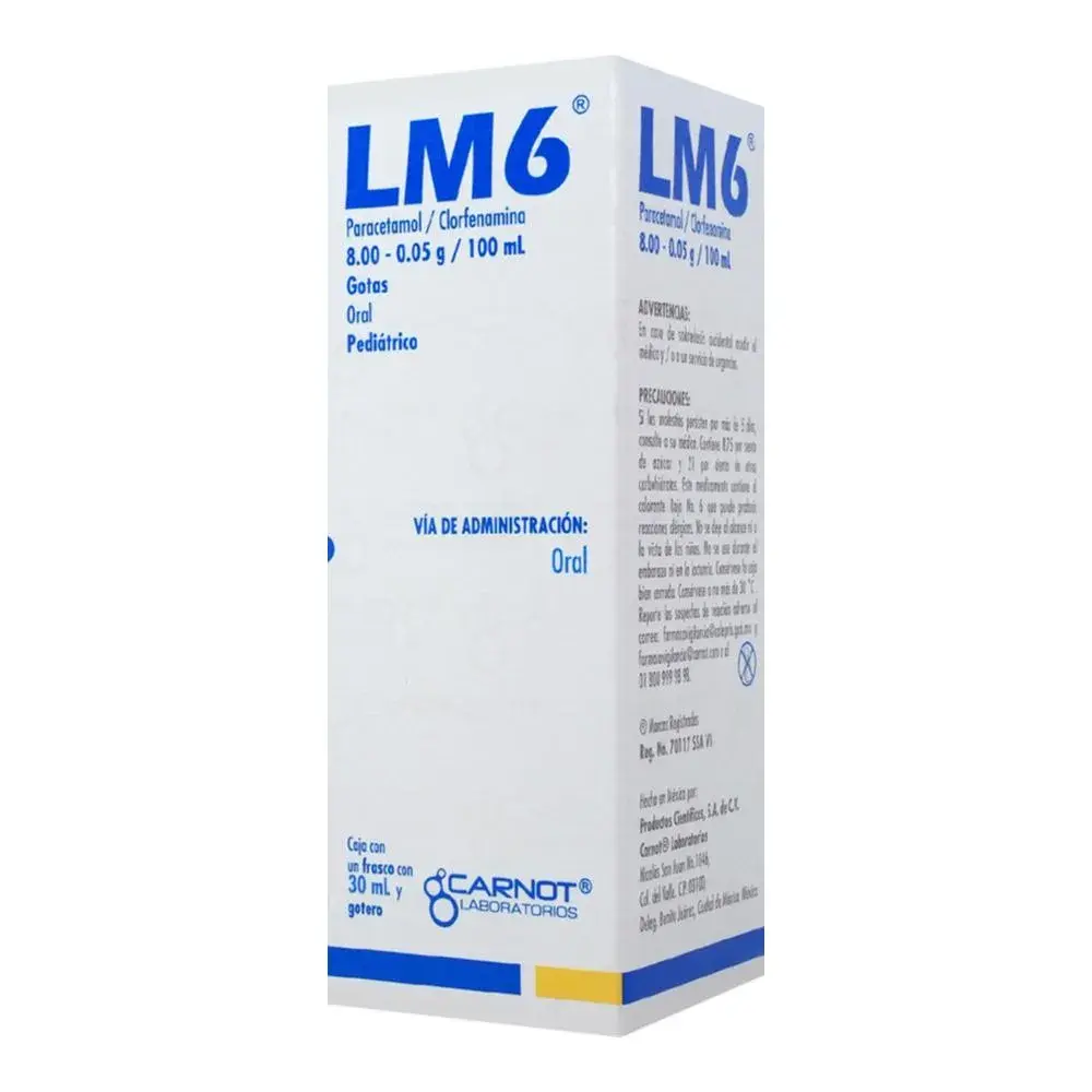 LM6 PEDIATRICO 0.05/8G GOTAS 30ML