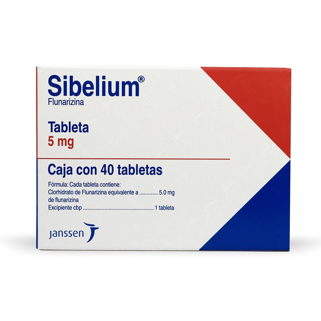 SIBELIUM 5MG TABLETAS CON 40