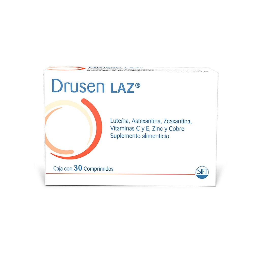 DRUSEN LAZ SUPL ALIMENTICIO COMPRIMIDOS CON 30