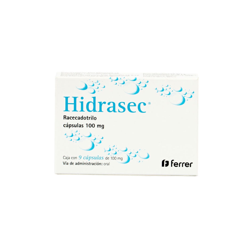 HIDRASEC 100MG CAPSULAS CON 9