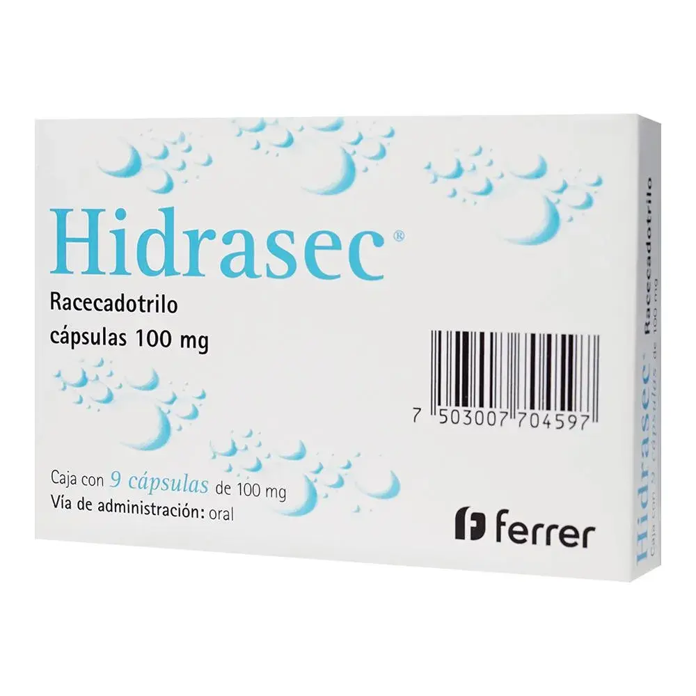 HIDRASEC 100MG CAPSULAS CON 9