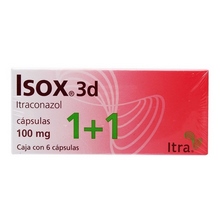 ISOX 3D 100MG CAPSULAS C/6 11