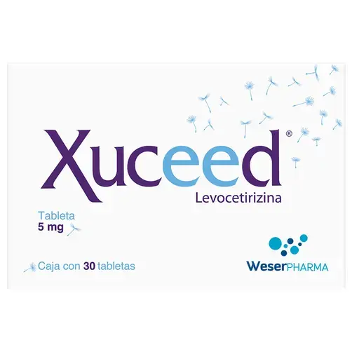 XUCEED 5MG TABLETAS CON 10