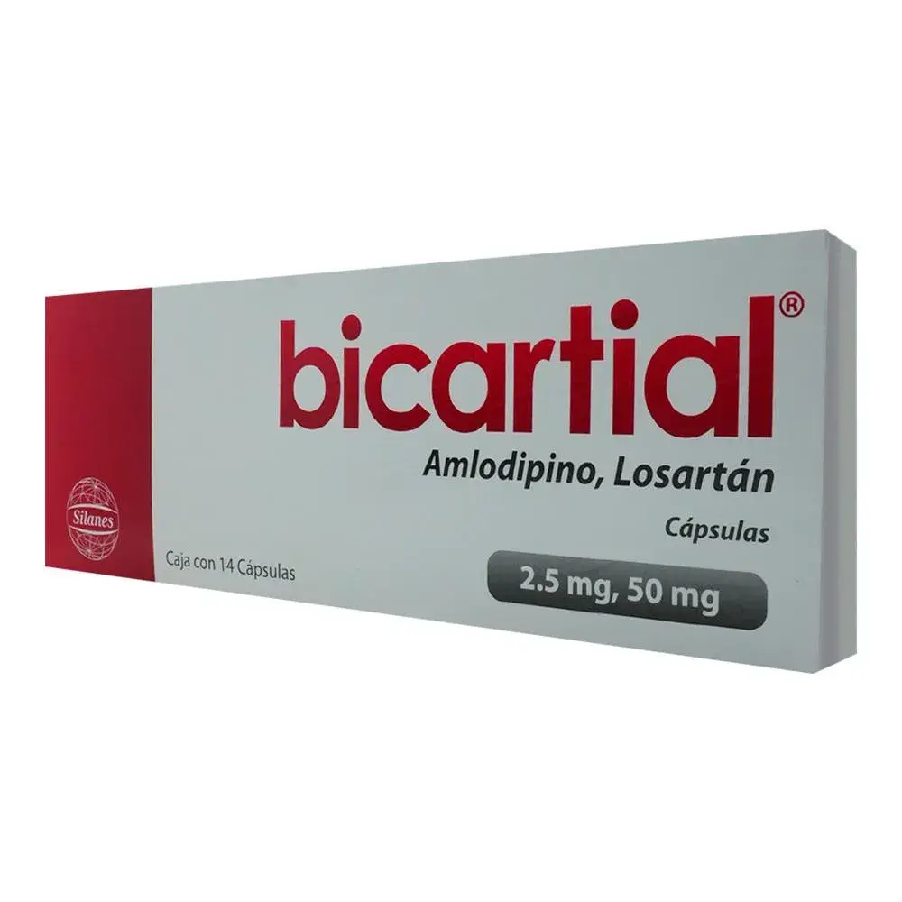 BICARTIAL 2.5/50MG CAPSULAS CON 14
