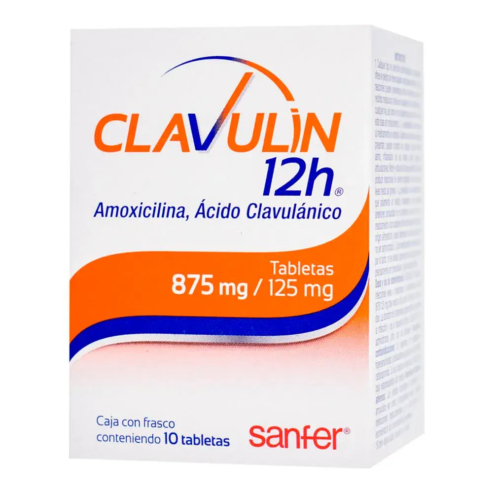 CLAVULIN 12H 875/125MG TABLETAS CON 10