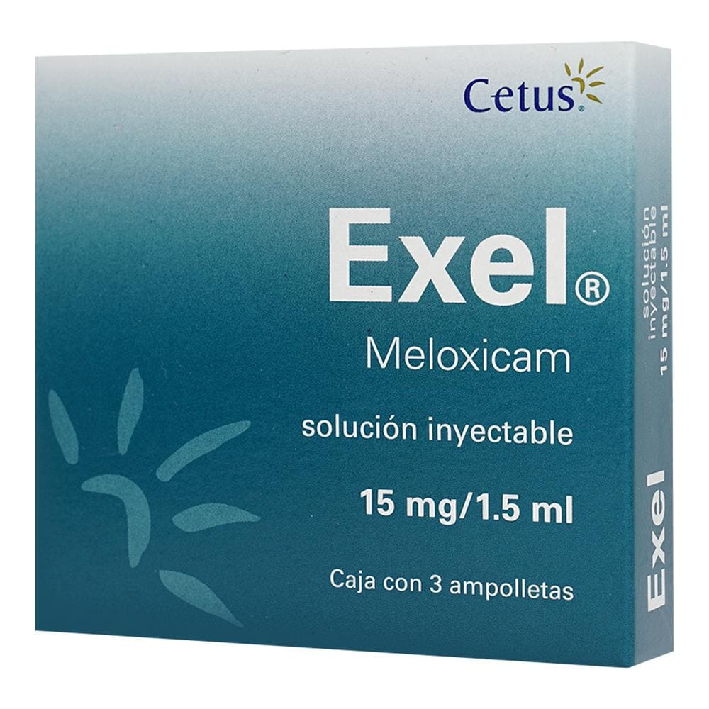 EXEL 15MG/1.5ML AMPULA CON 3