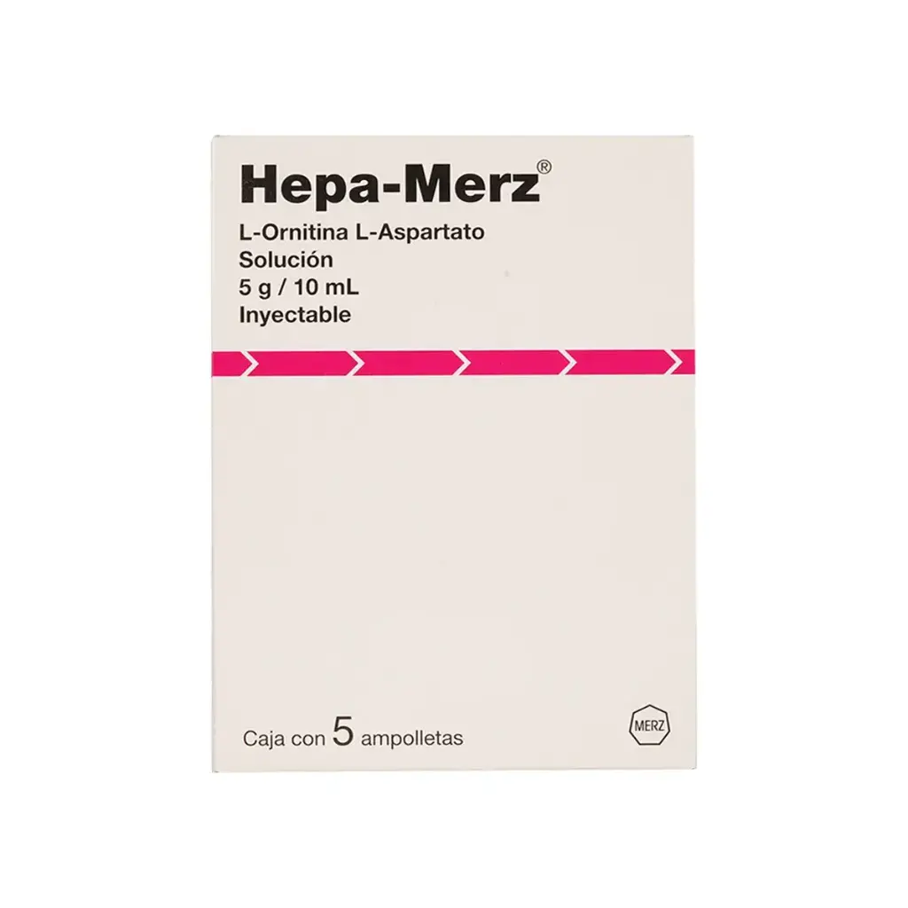 HEPA MERZ 5G/10ML AMPULA INYECTABLE CON 5