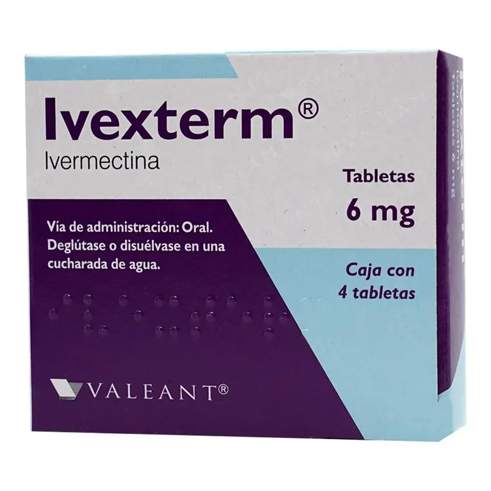 IVEXTERM 6MG TABLETAS CON 4