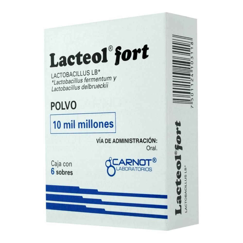 LACTEOL FTE SOBRES POLVO CON 6