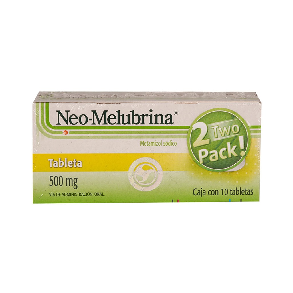 NEO-MELUBRINA 500MG TABLETAS CON 20 (2 PACK)